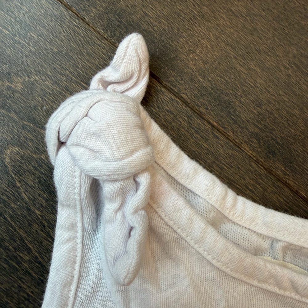 Tucker + Tate Pink to White Ombre Knot-Shoulder Tank - Picture 2 of 6